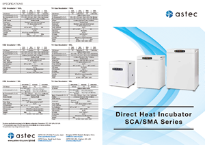 Direct Heat Incubator Dry Heat Sterilization SCA/SMA-30DRS